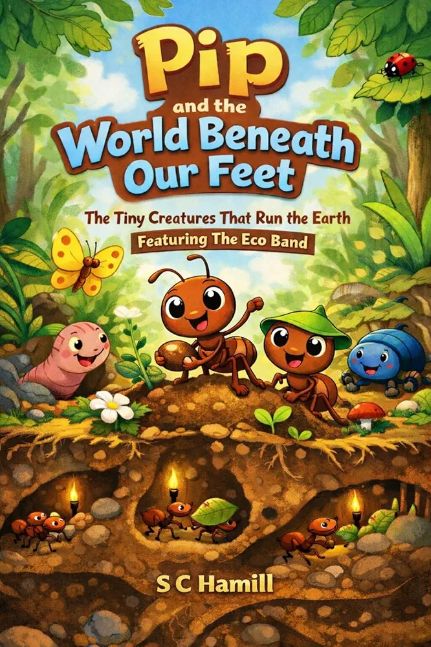 Pip and the World Beneath Our Feet.: The Tiny Creatures That Run the Earth. Featuring The Eco Band.