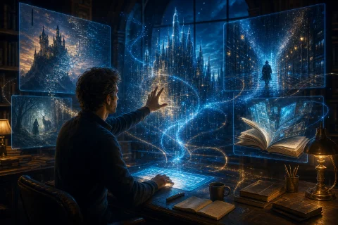 When the Story Becomes the World: Writing Fiction Across Virtual Realities and the AI Age