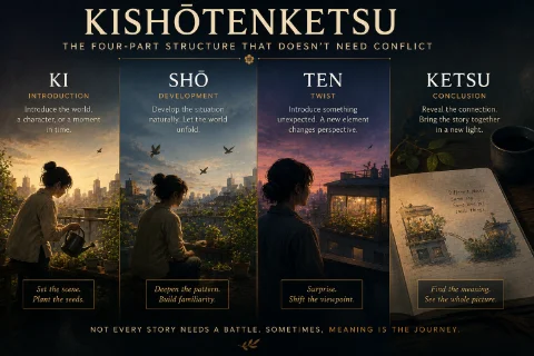 Kishōtenketsu: The Four-Part Structure That Doesn't Need Conflict